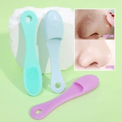 2 Pc Silicone Nose Finger Brush